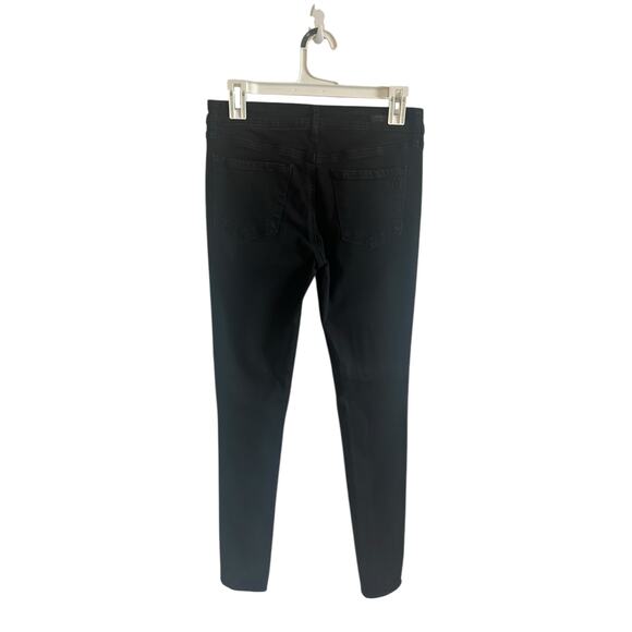 Articles Of Society Women's 27 Black Solid Skinny Mid Waist Cotton Casual Jeans - Picture 8 of 10